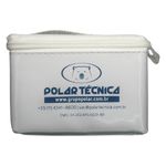 Estojo térmico Polar 400 ml para insulina, cor branca, imagem frontal