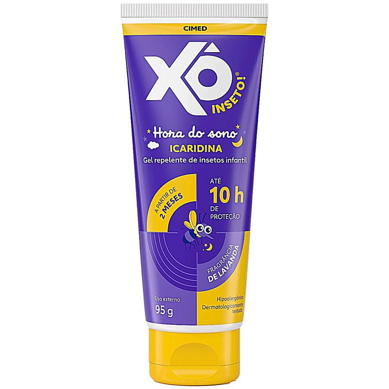 Repelente Infantil Xô Inseto Hora do Sono Carmed Icaridina Gel 95g