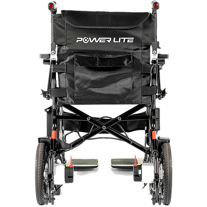 Cadeira Motorizada X-Lite Power Lite Visão Traseira Rodas Colmeia