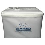 Estojo térmico Polar 1,5 L para insulina, cor branca, imagem frontal