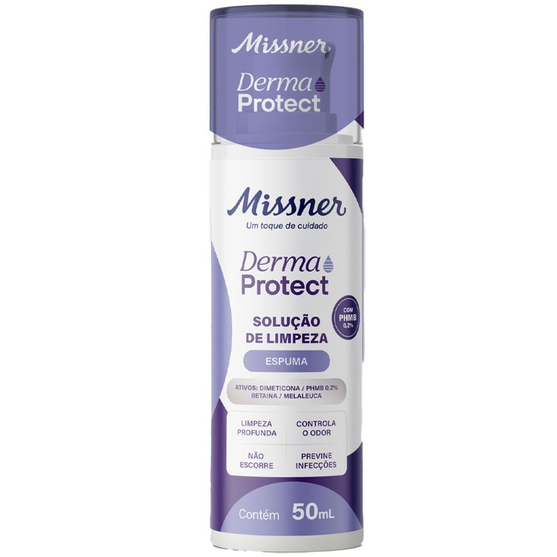 Espuma Limpeza PHMB Derma Protect 50ml Missner