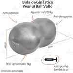 bola-feijao-para-ginastica-peanut-ball-45cm-vollo-detalhes
