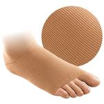 meia-venosan-panturrilha-flat-soft-malha-plana-20-30-mmhg-aberta-bege-detalhe