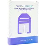 curativo-filme-transparente-fenstrado-skinupper-esteril-7x9cm-embalagem