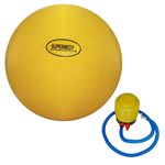 bola-de-ginastica-amarela-45cm-visao-geral