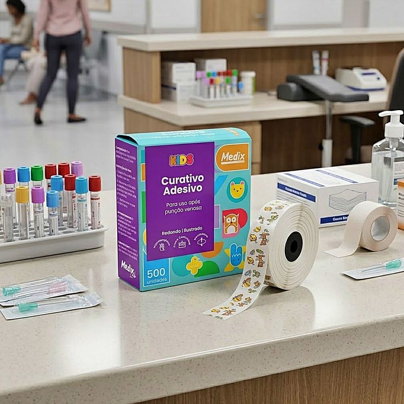 curativo-adesivo-pos-puncao-kids-redondo-ilustrado-medix-500-unidades-visao-geral