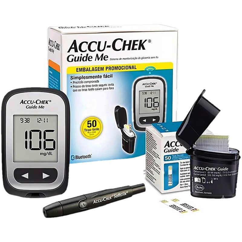 kit-medidor-de-glicemia-accu-chek-guide-me-50-tiras-visao-geral
