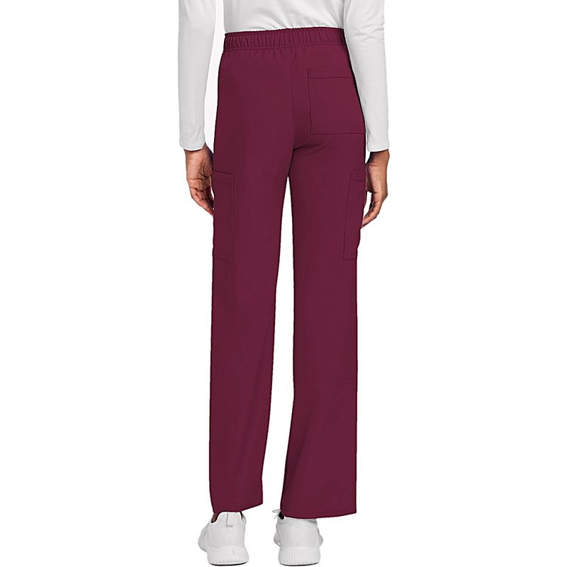 calca-unissex-de-uniforme-medico-cherokee-cke280a-vinho-visao-posterior