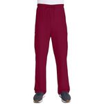 calca-unissex-de-uniforme-medico-cherokee-cke280a-vinho-visao-frontal