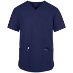blusa-unissex-de-uniforme-medico-cherokee-cke00014a-azul-visao-produto