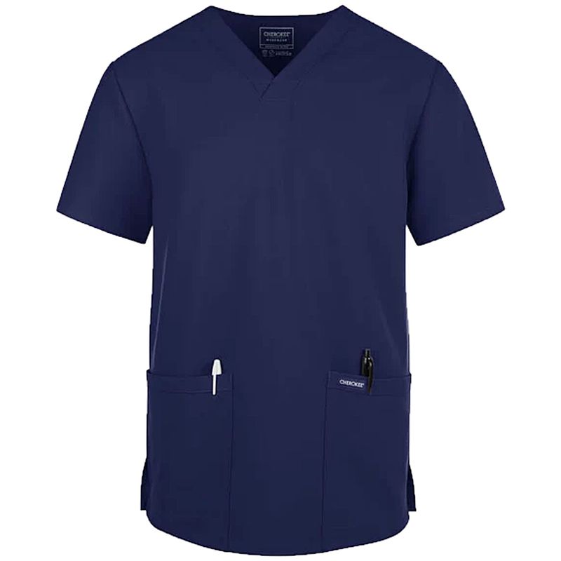 blusa-unissex-de-uniforme-medico-cherokee-cke00014a-azul-visao-produto