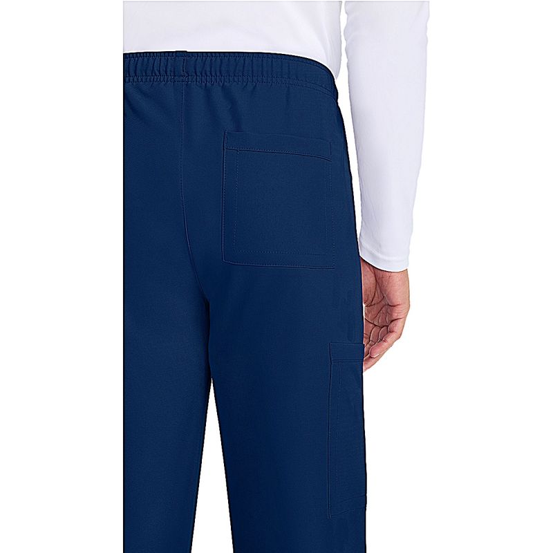 calca-unissex-de-uniforme-medico-cherokee-cke280a-azul-visao-detalhes