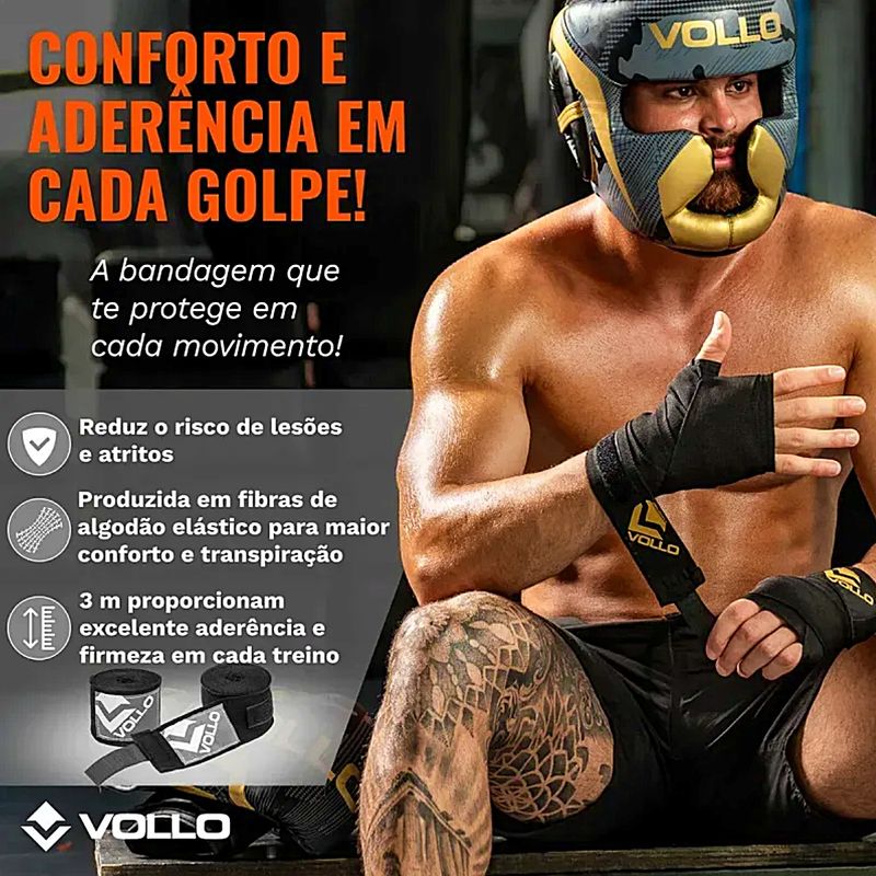 bandagem-esportiva-elastica-vfg-vollo-3-metros-preta-informacoes