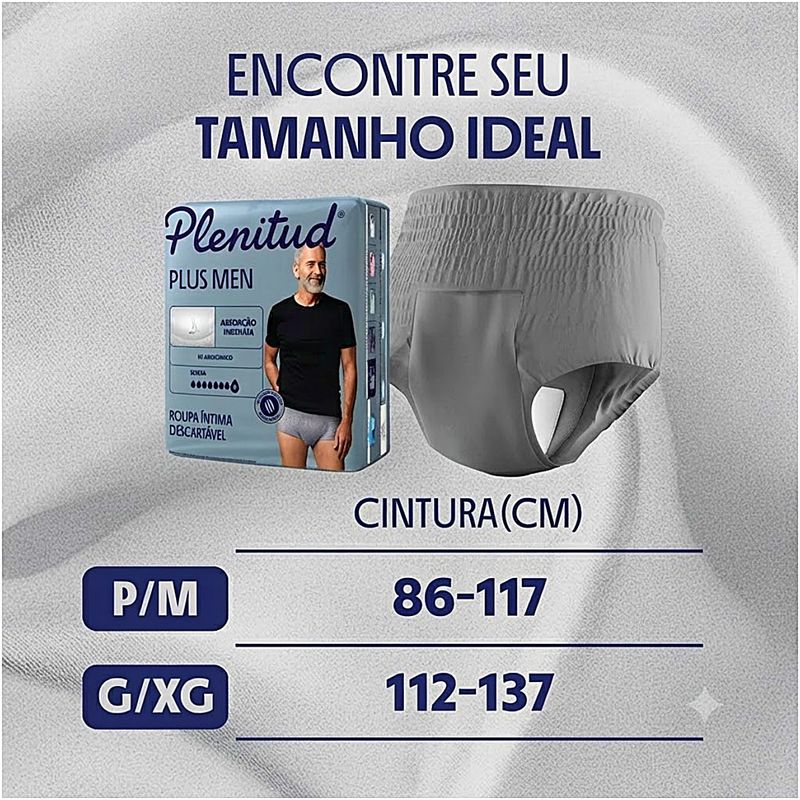 roupa-intima-descartavel-plenitud-plus-men-g-xg-16-unidades-informacoes