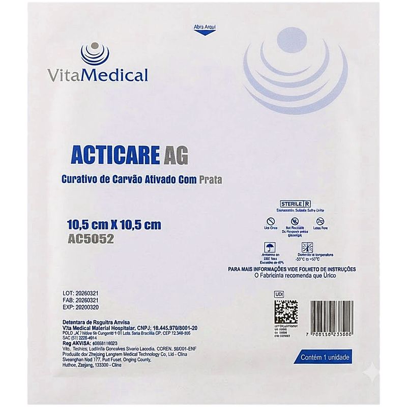 curativo-de-carvao-ativado-com-prata-acticare-ag-105x105cm-embalagem