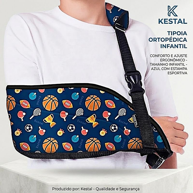 tipoia-ortopedica-infantil-kestal-azul-rosa-detalhes