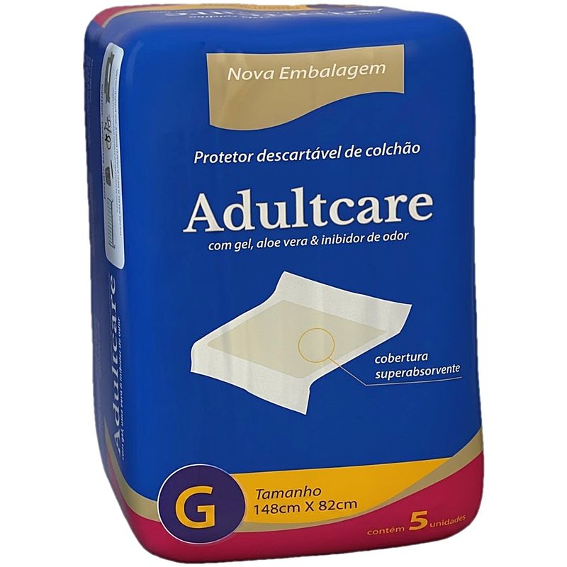 protetor-descartavel-colchao-adultcare-tam-g-5-unidades-embalagem
