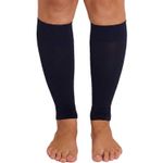 polaina-elastica-para-corrida-pulse-road-preta-visao-frontal