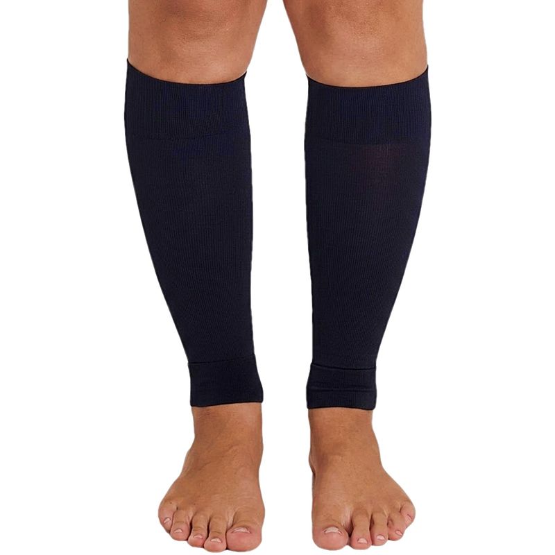 polaina-elastica-para-corrida-pulse-road-preta-visao-frontal