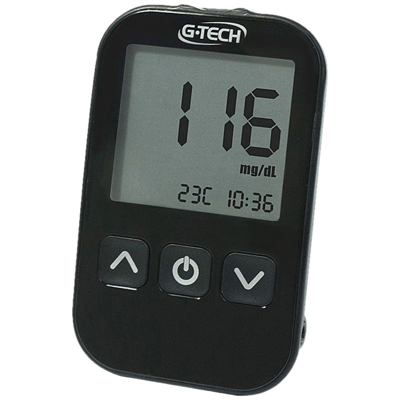 kit-medidor-glicemia-gtech-lite-visao-medidor