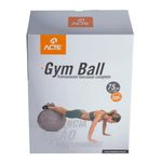 Outro lado da embalagem da Bola de Pilates 75cm Cinza