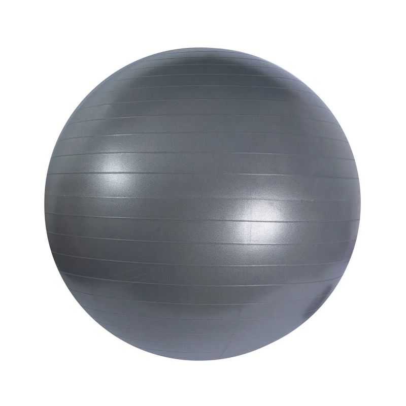 Vista traseira da Bola de Pilates 75cm Cinza da Acte Sports