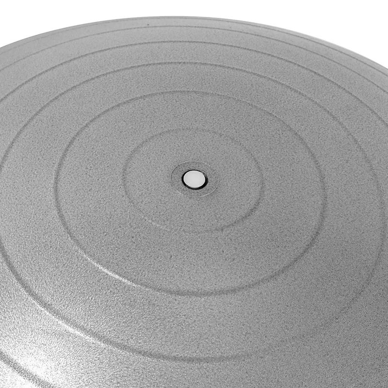 Detalhe do pino da Bola de Pilates 75cm Cinza