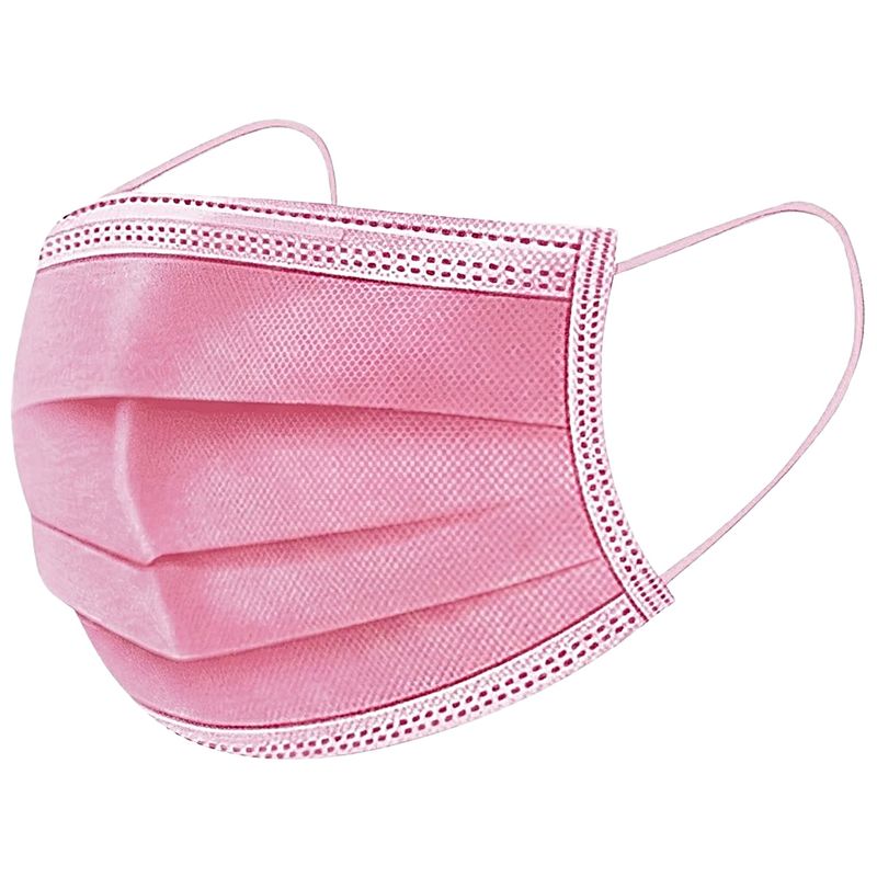 mascara-cirurgica-tripla-camada-spk-pink-50-unidades-visao-produto