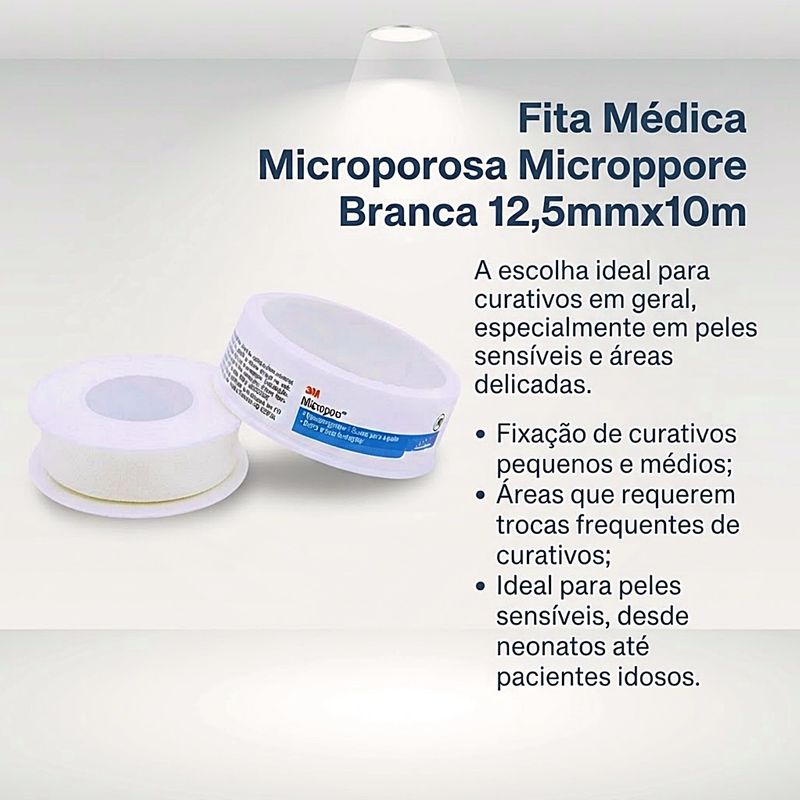 fita-medica-microporosa-micropore-solventum-branca-12-5mmxcmx10m-informacoes