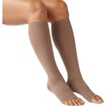 meia-panturrilha-sigvaris-audace-15-20mmhg-natural-escuro-aberta-detalhes