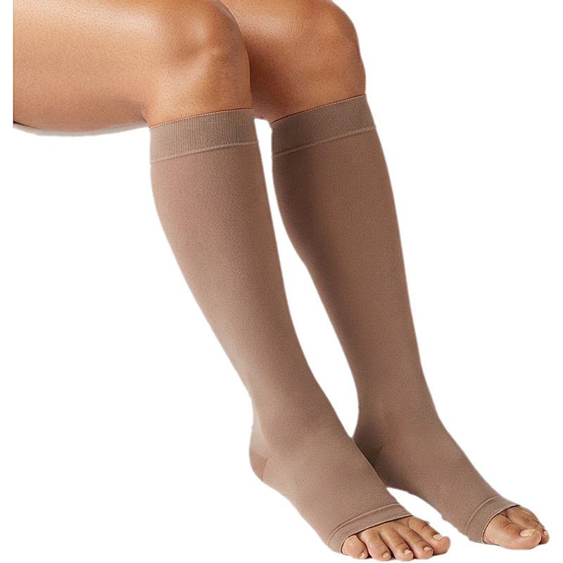 meia-panturrilha-sigvaris-audace-15-20mmhg-natural-escuro-aberta-detalhes