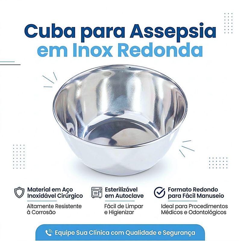 cuba-para-assepsia-em-inox-redonda-informacoes