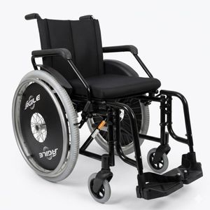 Cadeira de Rodas Agile Jaguaribe Preta 48cm