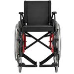 cadeira-de-rodas-avd-aluminio-ortobras-vermelha-visao-frontal