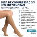 meia-compressao-3/4-legline-venosan-15-23mmhg-fechada-sahara-informacoes