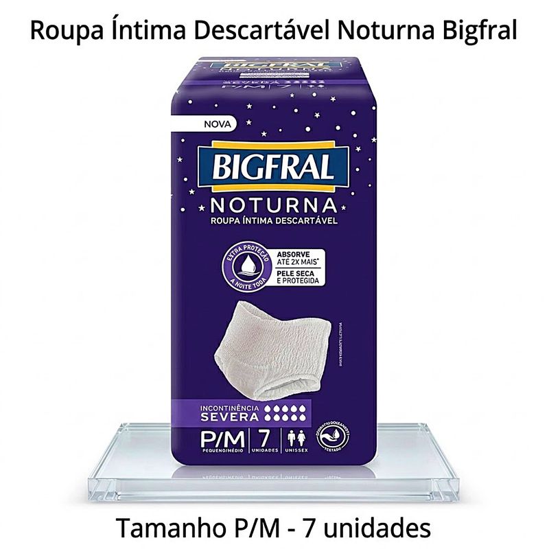 roupa-intima-descartavel-noturna-bigfral-p-m-7-unidades-detalhes