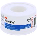 fita-medica-microporosa-micropore-solventum-branca-25mmxcmx10m-visao-produto