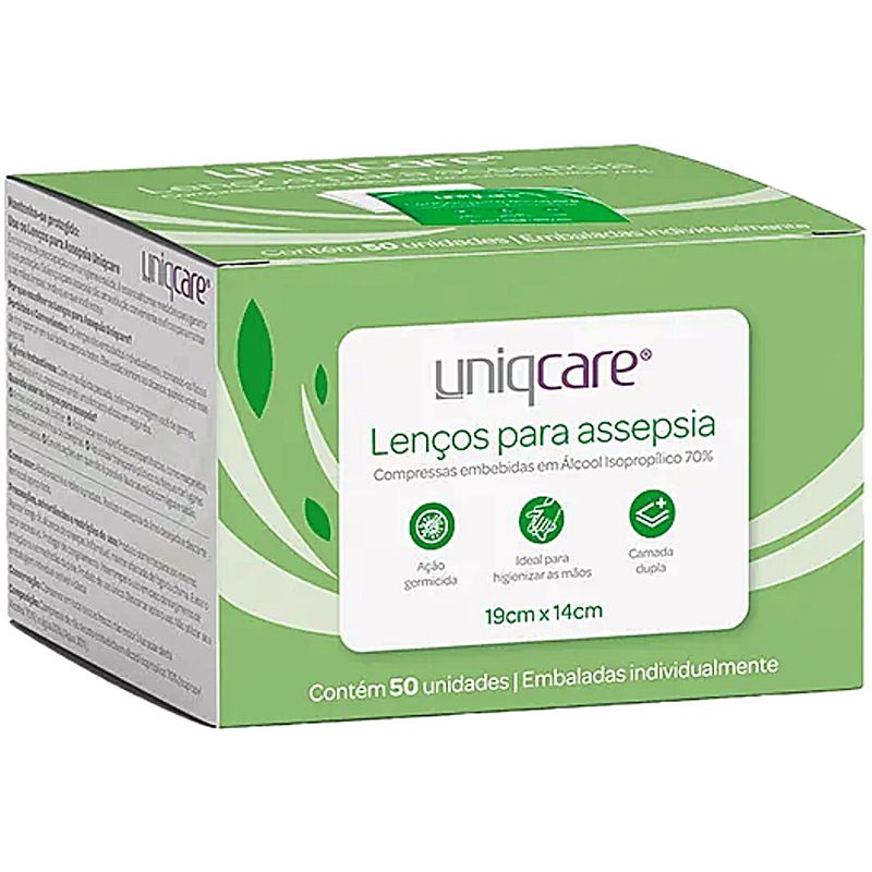 lenco-para-assepsia-uniqcare-19x14cm-visao-embalagem