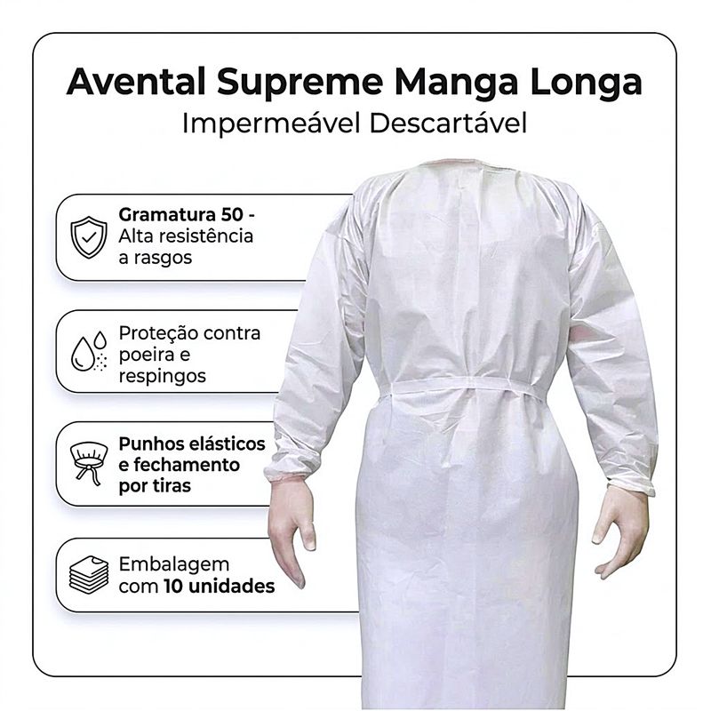 avental-supreme-manga-longa-impermeavel-descartavel-gramatura-50-10-unidades-informacoes